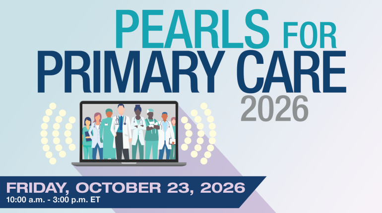 Pearls for Primary Care virtual conference - October 23 2026